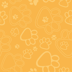 Paw Prints Background