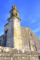 Fototapeta na wymiar Iglesia de Santa Columba en Rianxo