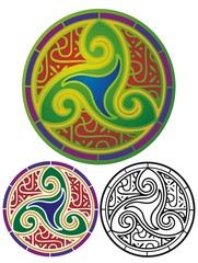 Ornate Celtic Shield