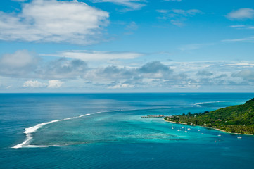 Fototapeta premium Moorea island lagoon