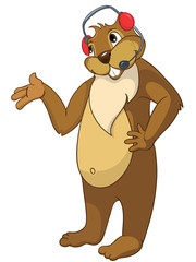Beaver CREES. Look for Funny Beaver by Keyword "CREES".
