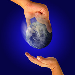 Earth in hand