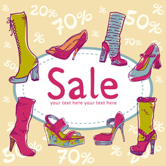 Sale discount shoes card © Yuzach