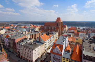 old town of Torun, Poland - obrazy, fototapety, plakaty