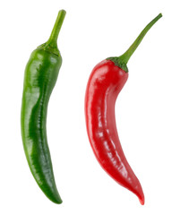 Pepper isolated on white background