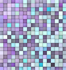 abstract 3d render backdrop in different shades of purple blue