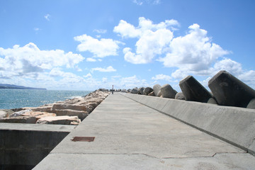 Beton und Meer