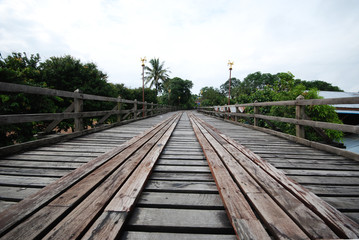 Wooden bridge