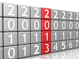 Changement d'ann&eacute;e