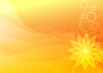 Fire flower - abstraction