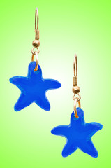 Fototapeta premium Jewellery concept with nice earrings