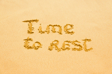 inscription on the sand