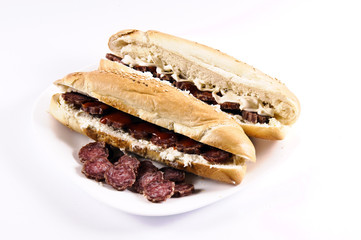 Sausage sandwich