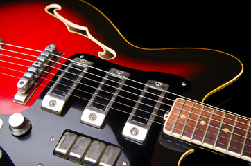 Fototapeta premium Close up of music guitar