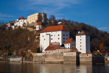 Fototapeta na wymiar Veste Lower House / Izby Lordów w Passau