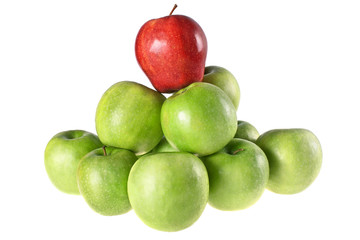 pyramid of apples
