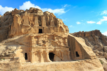 Obelisk Tomb and Bab Al-Siq Triclinium, Petra, Jordan