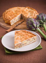 Artichoke Pie.