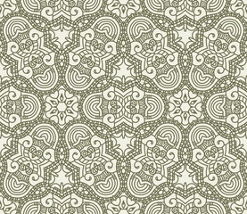 Seamless wallpaper with aztec ornament