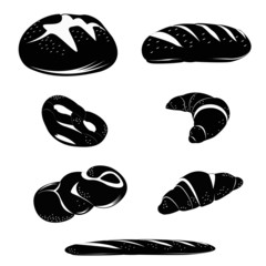 Vector Illustration: bread