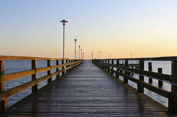 Obraz premium Ostsee Seebrücke