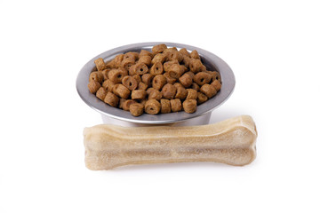 a shot of Girl with disc isolated on white background