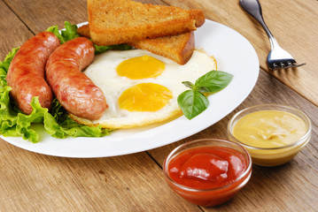 Fried eggs