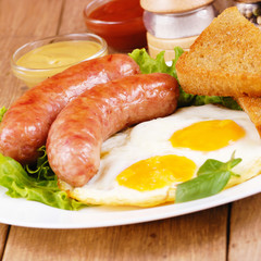 Fried eggs