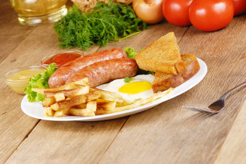 Fried eggs