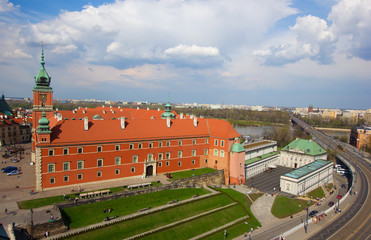 Naklejka na ściany i meble royal palace, Warsaw, Poland