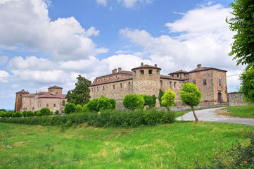 Castle of Agazzano. Emilia-Romagna. Italy.