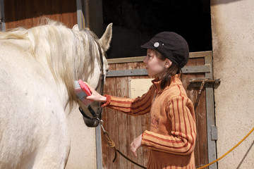 enfant pansage cheval 12