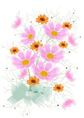 Flowers card design