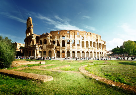 Fototapeta Colosseum in Rome, Italy