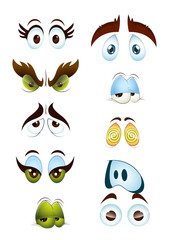 Cartoon Eyes Set
