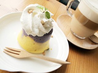 Sweet potato and pumpkin cake