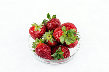 Fresh strawberries.