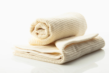 beige Handtücher