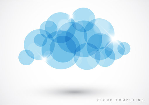 Cloud computing - vector illustration