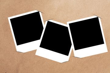 blank frame on paper
