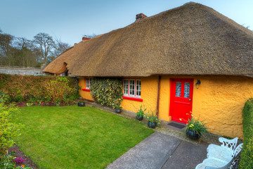 Traditional cottage house in Adare, Co. Limerick, Ireland © Patryk Kosmider
