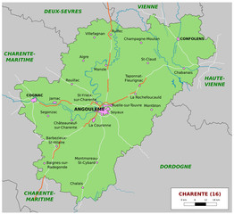 16 - Charente - obrazy, fototapety, plakaty