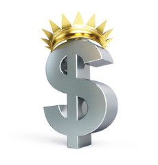 dollar sign gold grown