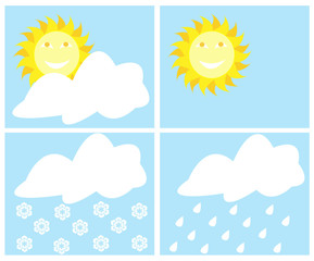 Weather collection vector