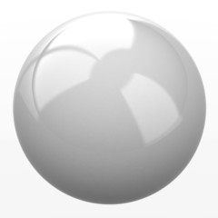 white sphere