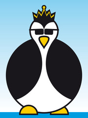 Kaiser Pinguin - Emperor Penguin with sunglasses