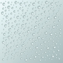 vector background with a lot of water drops