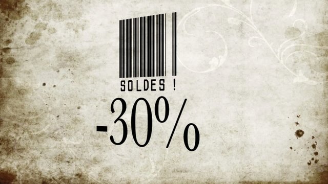 vid&eacute;o soldes -30%