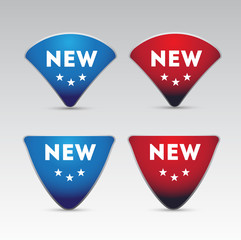 Set of new buttons