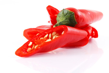 Red chili slices
